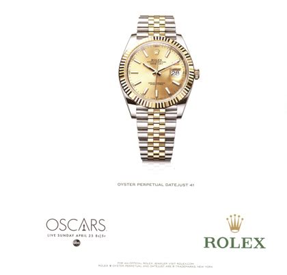 rolex ad oscars|rolex academy awards 2021.